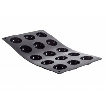 Moule silicone 15 demi-sphères Moul'Flex De Buyer