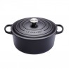 Cocotte fonte ronde noire 24cm - Le Creuset