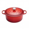 Cocotte fonte ronde cerise 24cm - Le Creuset