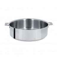Sauteuse inox Mutine 28cm manche amovible Cristel