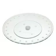 Support à gâteau tournant verre 30cm