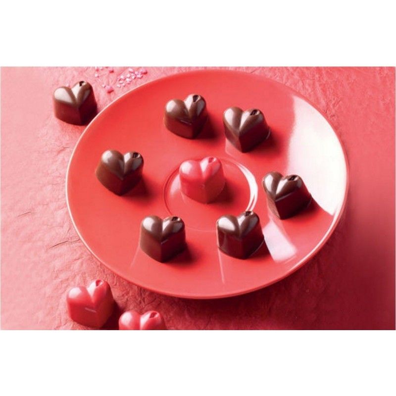 Moule chocolat silicone coeur - Silikomart - MaSpatule