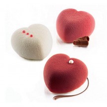 Moule coeur bombé Amorini Silikomart Professional