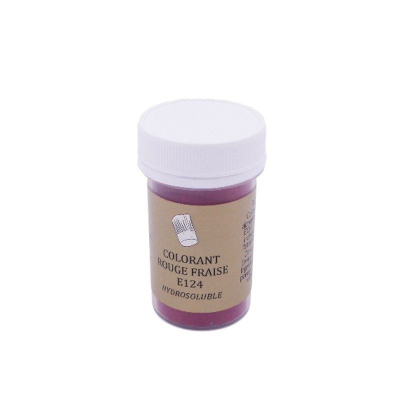 Colorant alimentaire poudre rouge fraise 10g - Sélectarôme - MaSpatule