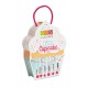 Boite Déco cupcake 6 douilles inox ScrapCooking