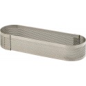 Cercle Oblong perforé inox 12x3,5cm H2cm - Mallard Ferrière