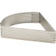 Triangle perforé inox 12x10,5cm H2cm