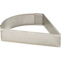 Triangle perforé inox 12x10,5cm H2cm