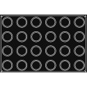 Plaque silicone 24 Muffins Pavoflex