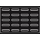 Plaque silicone 20 bandes creuses Pavoflex