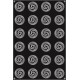 Plaque silicone 24 boutons de Rose Pavoflex