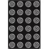 Plaque silicone 24 boutons de Rose Pavoflex