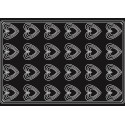 Plaque silicone 24 coeurs Love Pavoflex