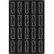 Plaque silicone 20 bandes Twist Pavoflex