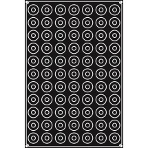 Plaque silicone 77 mini savarins Pavoflex