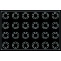 Plaque silicone 24 charlottes Pavoflex
