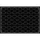 Plaque silicone 49 quenelles Pavoflex