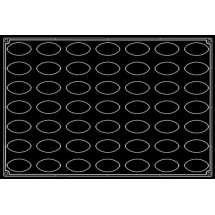 Plaque silicone 49 quenelles Pavoflex