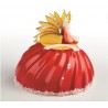 Moule silicone Dôme relief 18cm Pavocake - Pavoni