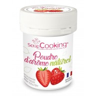 Arôme en poudre naturel fraise 15g ScrapCooking
