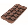 Moule chocolat silicone Winter Stars - Silikomart