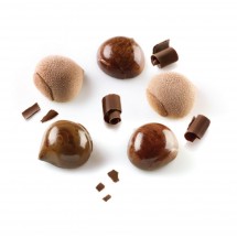Moule silicone marron glacé x15 Silikomart