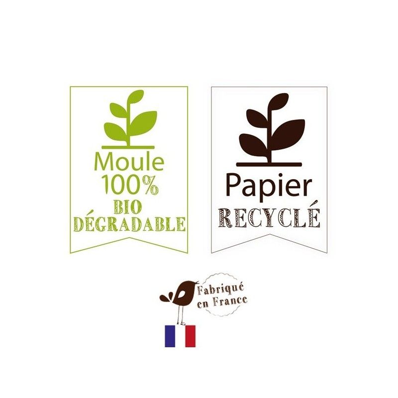 Lot De 2 Moules à Cake En Bois Réutilisables 24cm + 4 Caissettes + Stylo Chocolat - Pour Pâtisserie Maison, Décorations Personnalisées