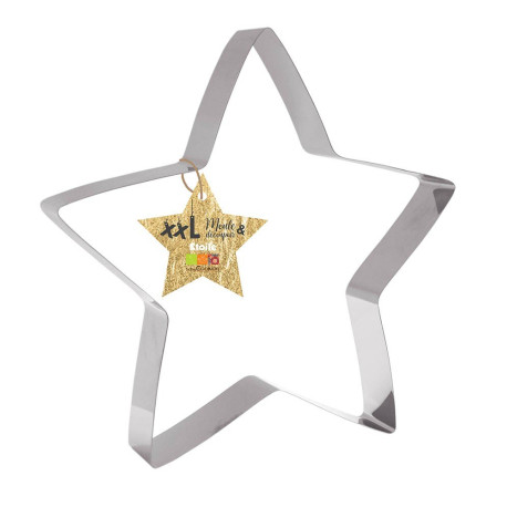 Moule découpoir inox XXL Etoile - ScrapCooking