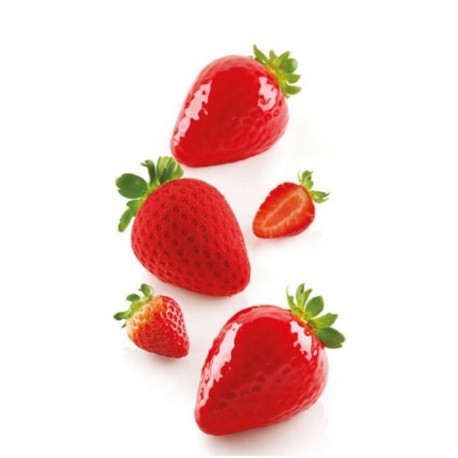 Moule Fraise Fragola x5 Silikomart