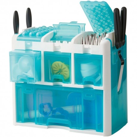 FIN DE SERIE Mallette décoration gâteau 263 pièces Wilton