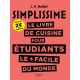Livre recettes Simplissime étudiant - Hachette Cuisine