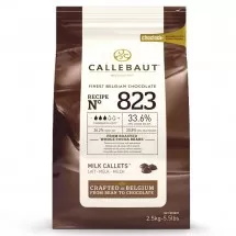 Chocolat au lait 2,5kg n°823 Callebaut