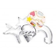 Découpoir Licorne sur cintre x4 ScrapCooking