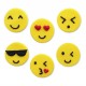 Décor en sucre smiley x6 - Anniversary House