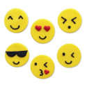 Décor en sucre smiley x6 - Anniversary House