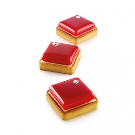 Kit Tarte Ring Square Silikomart Professional