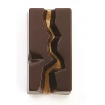 Moule chocolat rectangle Abyss - Pavoni Italia