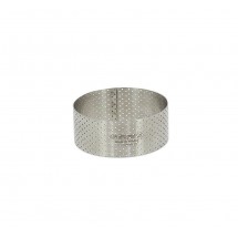 Cercle à tarte perforé rond 8,5cm De Buyer