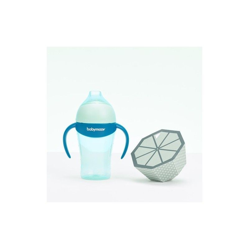 badabulle Tasse enfant anti-fuite PP 180 ml bleu