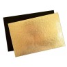Support à gâteaux rectangle fin or/noir x5 - Scrapcooking