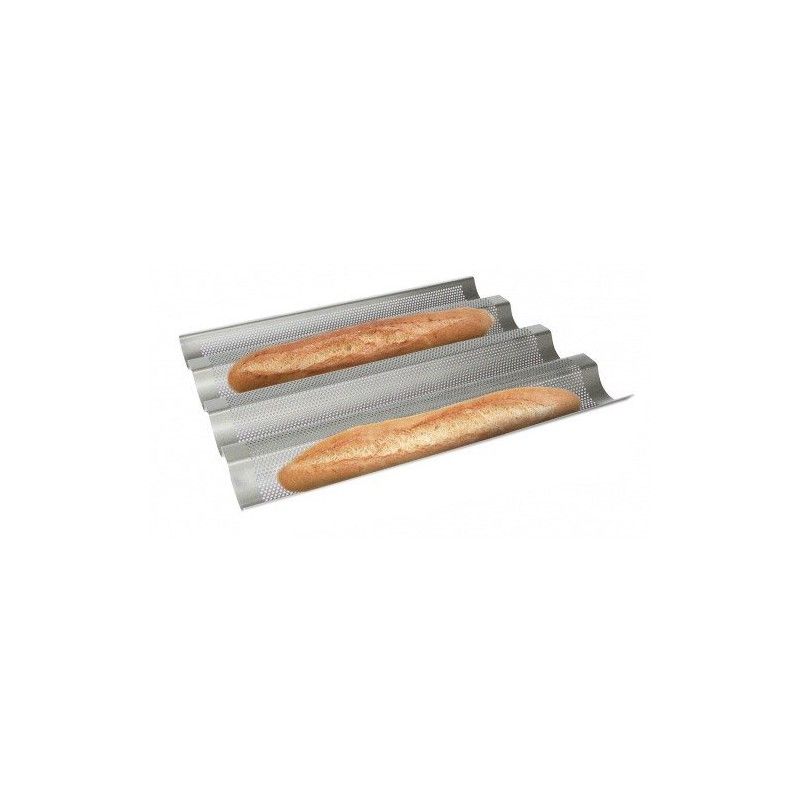 Moule a 4 baguettes perfore - Patisse - MaSpatule