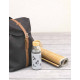 Bouteille verre nomade gris 550ml - Pebbly
