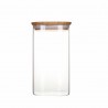 Boîte conservation verre et bambou 1,4L - Pebbly
