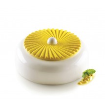 Moule décor Plissé 14cm Silikomart Professional