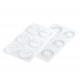 Moule silicone Plissé x6 Silikomart Professional