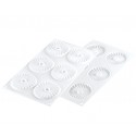 Moule silicone Plissé x6 Silikomart Professional