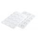 Moule silicone Plissé x15 Silikomart Professional