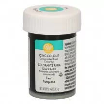 Colorant gel bleu turquoise Teal Icing Color Wilton