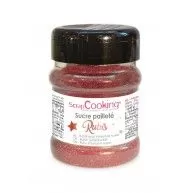 Paillettes sucrées Rubis 160g - ScrapCooking