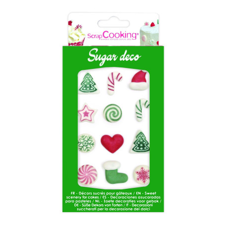 3 décorations sucrées 3D "Polaire" - ScrapCooking